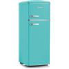 SEVERIN RKG 8934 FRIGORIFERO DOPPIA PORTA LINEA RETRO' 208 LT CL. E TURCHESE