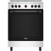 HOTPOINT ARISTON HOTPOINT HS68G5PHX/E CUCINA 60X60 4 FUOCHI A GAS FORNO ELETTRICO 78LT INOX