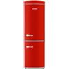 SEVERIN RKG 8997 FRIGORIFERO COMBINATO LINEA RETRO' 315 LT CLASSE E ROSSO