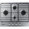Samsung NA64H3110BS Acciaio inossidabile Da incasso 60 cm Gas 4 Fornello(i)