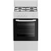 BEKO CSG 42009 DW CUCINA 50X50 4 FUOCHI FORNO A GAS COLORE BIANCO