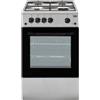 BEKO CSS42014FS CUCINA 50x50 4 FUOCHI A GAS FORNO ELETTRICO COLORE SILVER