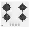 BEKO HILG 64222 SW PIANO COTTURA 60CM 4 FUOCHI A GAS IN VETRO BIANCO