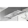 ELICA GLASS OUT IX/A/90 CAPPA ASPIRANTE 90CM ACCIAIO INOX + VETRO TOUCH 555 m³/h