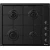 CANDY CHW6LBB PIANO COTTURA INCASSO GAS 4 BRUCIATORI 60 CM NERO