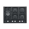 GLEM GAS GV75TXBK PIANO COTTURA DA INCASSO 75CM 5 FUOCHI A GAS- IN VETRO NERO