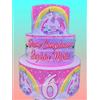 Torta UNICORNO 3piani Scenografica personalizzata Polistirolo Finta Compleanno