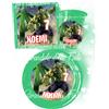 graziano KIT 24pz PIATTI BICCHIERI HULK AVENGERS NOME Festa Party Tavola ADDOBBI SUPERERO