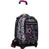 Seven Zaino con Trolley 3 Ruote Staccabile Seven Zipper Glamy - Novità 2023/2024