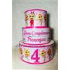 Torta CRY BABIES 3piani Scenografica personalizzata Polistirolo Finta Compleanno