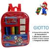DISNEY Zaino GIOTTO SUPER MARIO con colori Disney BROS GIOC Asilo idea REGALO per bimbo