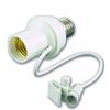 Electraline Interruttore crepuscolare per lampadina E27 sensore luce su filo