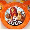 General KIT 24PZ PIATTI BICCHIERI RE LEONE personalizzati Festa Party Tavola ADDO SIMBA
