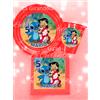 General KIT 24 PIATTI BICCHIERI lilo e stitch personalizzati Festa Party Tavola ADDOBBI