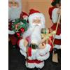FGF Offerta BABBO NATALE PUPAZZO h 30 Cm ADDOBBI DECORAZIONE NATALIZIA per ingresso