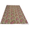 "Handmade" Indiano Doppio Kantha Trapunta Floreale Stampa Copriletto Cotone Coperta Vintage