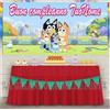 Striscione Banner bluey PERSONALIZZATO Compleanno NOME PER FOTO