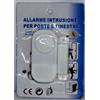 Allarme magnetico anti intrusione per porte e finestre con sirena a batteria