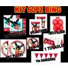 BIG PARTY KIT 132PZ FESTA BING PIATTO TOVAGLIOLO addobbi tavola set compleanno