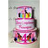 Torta BARBAPAPà 3piani Scenografica personalizzata Polistirolo Finta Compleanno