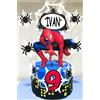 - Fatto a mano - Torta SPIDERMAN Scenografica personalizzata Polistirolo MARVEL Finta Compleanno