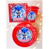 Kit festa PIATTI NOME età SONIC compleanno TAVOLA ADDOBBI PARTY TOVAGLIA ADDOBBI