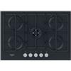 HOTPOINT ARISTON HOTPOINT HAGS 72F/BK PIANO COTTURA 75CM 5 FUOCHI A GAS GRIGLIE IN GHISA NERO