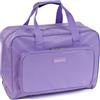 Hobby Gift Borsa per macchina da cucire, imbottita, in poliestere, per accessori extra, colore lilla, 47 x 21 x 33 cm
