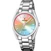 Festina Orologio Donna Solo Tempo FESTINA F20622/H in Acciaio con Fondo Rainbow