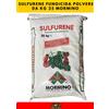 P.MORMINO & FIGLIO SRL SULFURENE FUNGICIDA IN POLVERE SECCA - CON BENTONITE - DA KG 25 - MORMINO