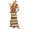 W WIDMANN MILANO Party Fashion - Costume da donna hippie, anni '60 Reggae, Flower Power