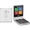 Brondi Cellulare 2G Gprs FLIPPER Dual Sim White metal