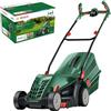Bosch Tagliaerba/Tosaerba a filo UniversalRotak 37-555 | motore da 1.400 W, larghezza di taglio: 37 cm, cesto raccoglierba da 40 l, impugnature Ergoflex