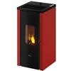 Pegaso Stufa pellet 7kW VERA 7 UP Red 4 stelle Classe A+ 7022265