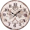 Lowell Orologio da parete (33cm) Emisfero JUSTAMINUTE Multicolor 21564