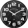 Lowell Orologio da parete (40cm) Old Town JUSTAMINUTE Nero 21562