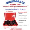 ROTHENBERGER ROMAX 4000 PRESSATRICE ELETTRO-IDRAULICA 18V , SET SV-TH-U-M