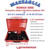 ROTHENBERGER ROMAX 4000 PRESSATRICE ELETTRO-IDRAULICA 18V , SET SV-TH-U-M