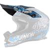 O'NEAL Visor 7 Series Evo Menace visiera casco blu/bianco Oneal