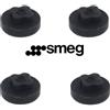 SMEG Kit 4 Gommini Griglia Ghisa Piano Cottura SMEG Ricambi Piedini Gomma A11A A1A-2