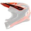 O'NEAL Visiera Casco Bambino 1SRS STREAM nera/rossa