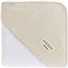 Cambrass - Accappatoio Neonato 100X100X1 Cm Vichy10 Beige