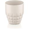 Guzzini - Tiffany, Bicchiere Basso in Materiale Plastico - Bianco Latte, Ø 8,5 x h9,5 cm | 350 cc - 225700156