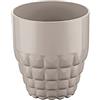 Guzzini - Tiffany, Bicchiere Basso in Materiale Plastico - Grigio Tortora, Ø 8,5 x h9,5 cm | 350 cc - 225700158