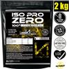 K1 Nutrition ISO PRO ZERO 2 Kg Proteine 100% Whey Isolate con Vb104
