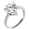 Cesare Paciotti 4US CESARE PACIOTTI WOMAN CUORE ANELLO DONNA 4UAN6070W NUOVO