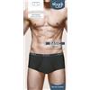 SLOGGI Basic Maxi Slip uomo cotone vita alta e apertura davanti confezione da 1