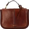 the bridge Borsa A Spalla Shopper Media The Bridge 04465901 Donna 100% Pelle Marrone