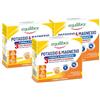 Equilibra Integratori Alimentari, Potassio e Magnesio 3 Formula Potenziata, Integratore Magnesio e Potassio per Reintegro Sali Minerali, Gusto Arancia, Senza Glutine e Lattosio, 3 Pezzi da 14 Bustine