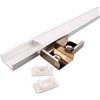 STG-TOP PROFILO ALLUMINIO PER STRISCIA STRIP LED piatto angolare curvabile 2Mt + cover
